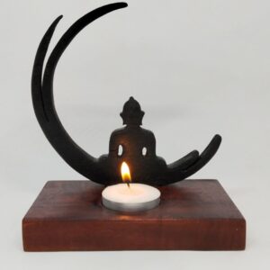 Wo- Buddha Candle Holder